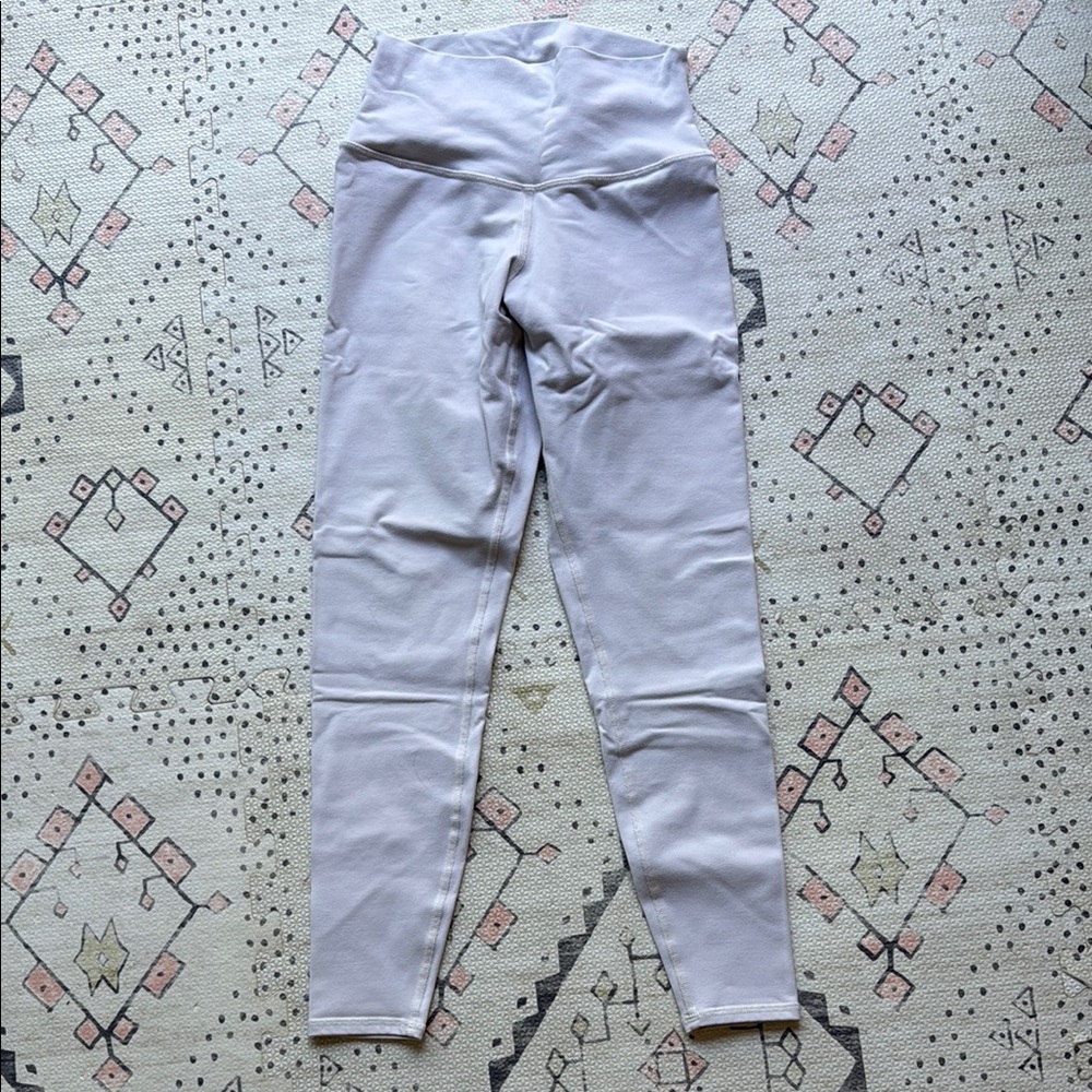 High-Waisted Light Beige Leggings